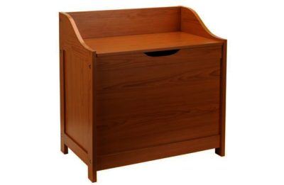 Monks Bench Style Laundry Bin - Pine